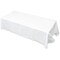 Tatco White Paper Rectangular Tablecovers - 108" Lx 54"W - Paper - White
